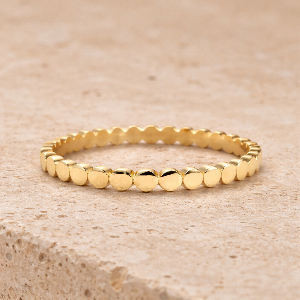 Golden Confetti Ring